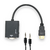 Cabo Conversor Adaptador Hdmi Para Vga Com Saída P2 Áudio - comprar online