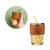 Copo de Vidro com Canudo 450ml Utimix