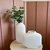 VASO EM CERAMICA BRANCO 28 CM MART - Déco Eletro Home