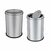LIXEIRA INOX BASCULANTE 12L MOR - Déco Eletro Home