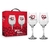 KIT 2 TAÇA VINHO - PRA NOS AMOR DO MUNDO - BRASFOOT - comprar online