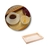 BANDEJA MADEIRA COM SISAL TRANÇADO 37x23 WOLFF