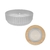 VASO BAIXO DECORATIVO DE VIDRO FOSCO 8,8 CM FLORARTE