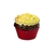 KIT COM 6 FORMA CUPCAKE DE SILICONE REDONDA 6X3CM TUUT na internet