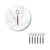 CONJUNTO 6 COLHERES AÇO INOX CABO ESTAMPA DE MADEIRA 21CM LYOR