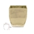 VASO DECORATIVO DE VIDRO NA COR DOURADO 13CM FLORARTE - Déco Eletro Home