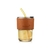 Copo de Vidro com Canudo 450ml Utimix - comprar online