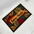 TAPETE ENTRADA FOLHAS LARANJA 60X40CM UZOO - comprar online
