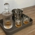 GARRAFA PARA WHISKY DE CRISTAL LINES 800ML WOLFF - comprar online