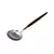 CONJUNTO 6 COLHERES AÇO INOX PARA MESA CABO ESTAMPA DE MADEIRA ORGANIC 21CM REF 1846 LYOR