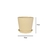 Vaso em Cerâmica Areia 11cm Grillo - Déco Eletro Home