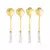COLHER FLORES DOURADO CABO BRANCO WOLFF CADA