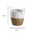 Cesto Com Fibra Natural Branco Tamanho G Jolitex - Déco Eletro Home