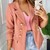 Blazer alfaiataria com botão