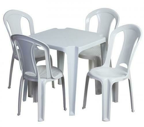 Kit Mesa com 4 cadeiras