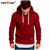 Imagem do Covrlge-moletom de manga comprido masculino com capuz casual, blusa de menino, f