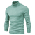 Suéter de gola alta grosso masculino, pulôver casual, monocromático, quente, - TecnoWeb Store SN