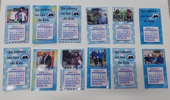 Calendarios con imanes x 25 u. en internet