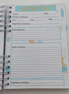 Imagen de Agenda pediatrica nubes