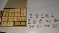 Set de 16 sellos