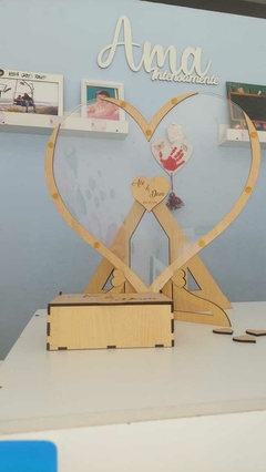 Cuadro de firmas corazón. - comprar online