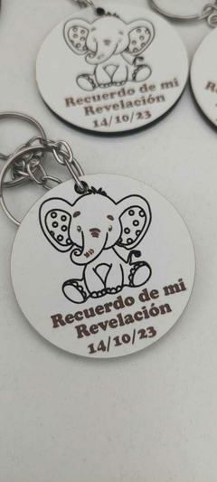 Imagen de Llavero blanco x unidad