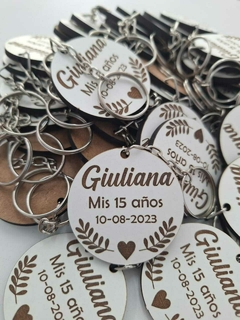 Llaveros blancos x 100 u. - comprar online