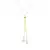Colar Regulavel Com Pingentes Cristal Branco Redondo