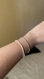 Pulseira corações chapeados