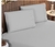 Jogo de Cama King 3 Peças Percal 180 fios Ponto Palito Cinza