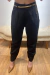 Calça Alfaiataria Preta - Cinto Corrente - comprar online