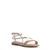 Rasteira Dourada Aplicação Strass - P B Store - Moda Feminina