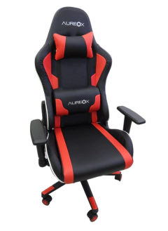 SILLA GAMER AUREOX G400 NEGRA Y ROJO - comprar online