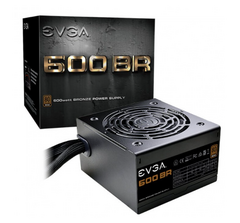 FUENTE GAMER EVGA 600W BR 80 BRONZE