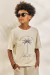 Camiseta em Malha Relevo Johnny Fox
