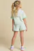 Conjunto de Blusa Boxy e Short Saia em Molecotton Botonê Kukiê - comprar online