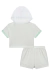 Conjunto de Blusa Boxy e Short Saia em Molecotton Botonê Kukiê - Joana Maria Moda Infantojuvenil