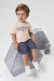 Camiseta em Meia Malha Johnny Fox