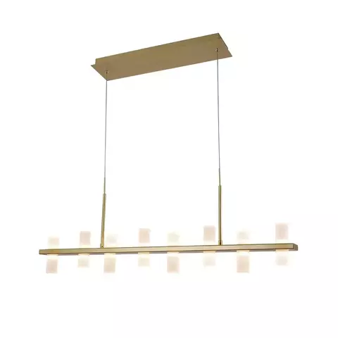 PENDENTE CLAIR DOURADO E BRANCO 16xLED 2W - comprar online