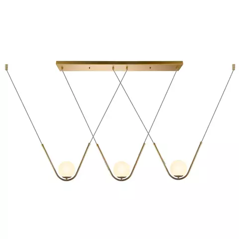 PENDENTE OSCAR DOURADO E BRANCO 3xG9