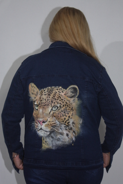 Campera Tigre- Pintada a Mano