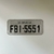 Placa Mini Esportiva - 31 x 13 - Cinza Refletiva (Modelo Balão)