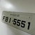 Placa Mini - 36 x 11,5 - Cinza Claro - Letra 4 x 3,5 - comprar online