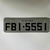 Placa para Carro - 40 x 13 - Cinza Escuro - comprar online