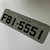 Placa para Carro - 40 x 13 - Cinza Médio na internet