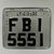 Placa Moto - 20 x 17 - Cinza Refletiva (Modelo Quadrado)