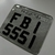Placa Moto - 20 x 17 - Cinza Refletiva (Modelo Balão)