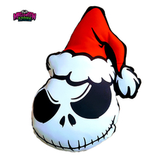 Cojin Decorativo: Jack Skellington con Gorro Navidad