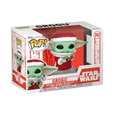 Funko Pop Star Wars: The Mandalorian Holiday 2024 - Grogu Santa