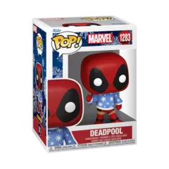 Funko Pop Marvel: Holiday - Deadpool Con Sueter De Navidad